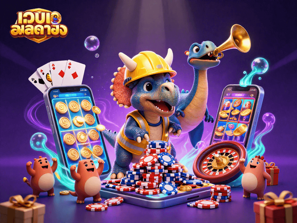 Experience thrills withเว็บสล็อตตรง while enjoying vibrant 3D illustrations of exciting casino elements.