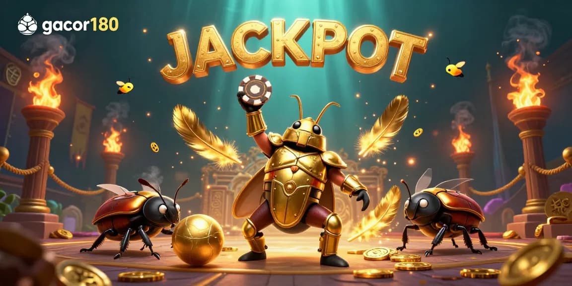 Memenangkan jackpot gacor180 dengan kolaborasi karakter serangga yang unik di arena pertempuran.