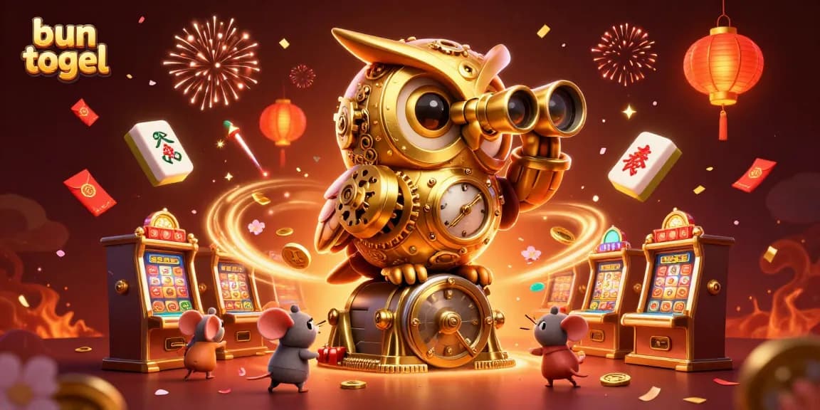 Experience dynamic fun with bun togel as tiny mice play among vibrant casino elements.