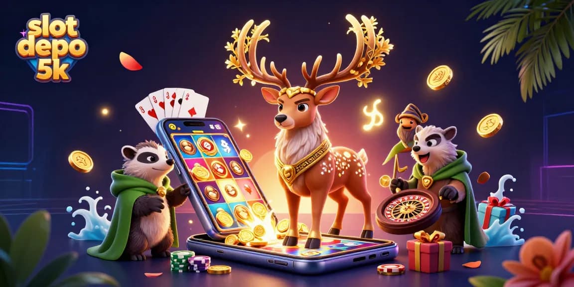 Join the fun with slot depo 5k as the druid stag and badger illuminate a gaming adventure.