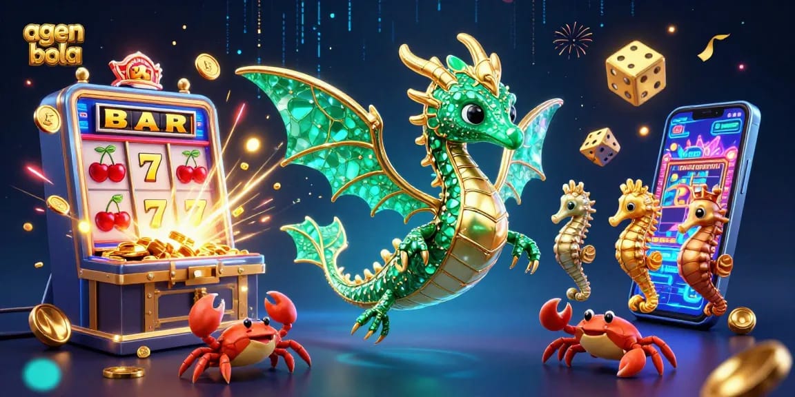 Menang besar di agen bola dengan ilustrasi slot yang menggiurkan dan karakter menarik