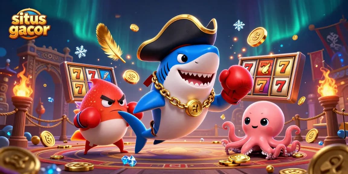 Embrace winning strategies at situs gacor with dynamic 3D characters and engaging slot elements.