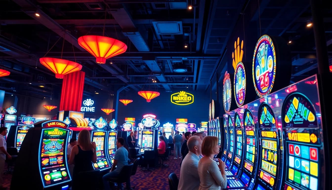 Menangkan slot gacor di mesin slot berwarna-warni yang ramai. Ayo coba keberuntungan Anda!
