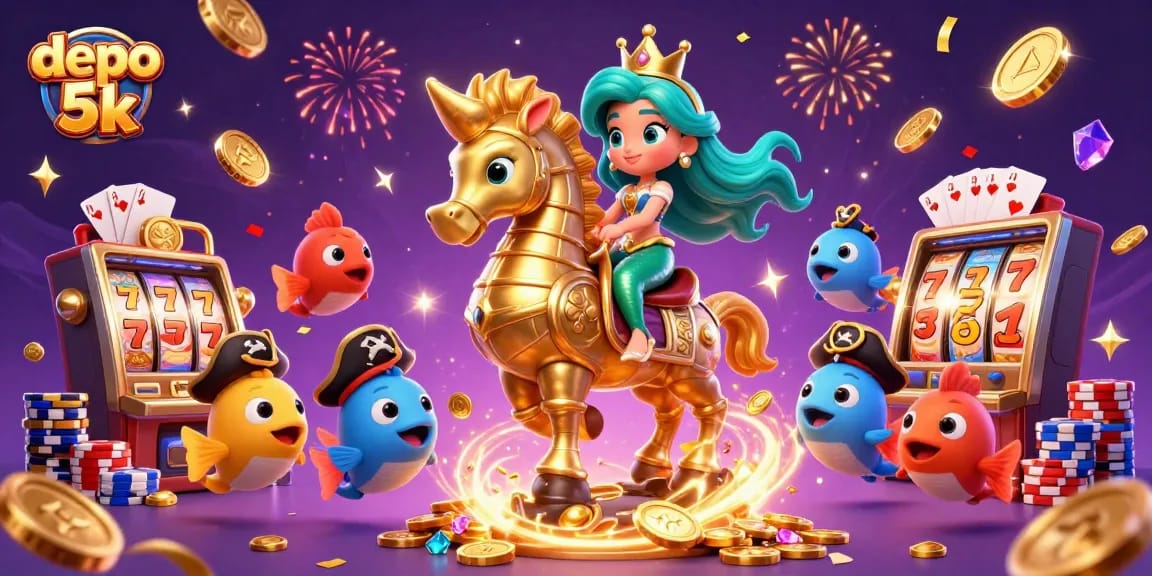 Experience thrilling gameplay at depo 5k slot machines, where colorful characters and dazzling gems come to life.