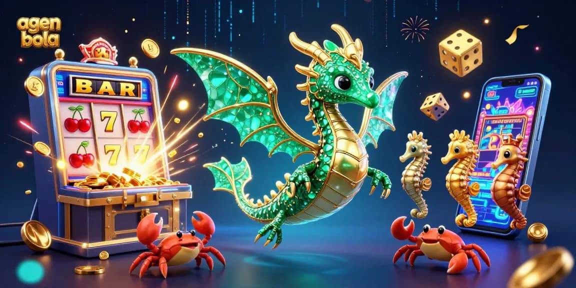 Menang besar di agen bola dengan ilustrasi slot yang menggiurkan dan karakter menarik
