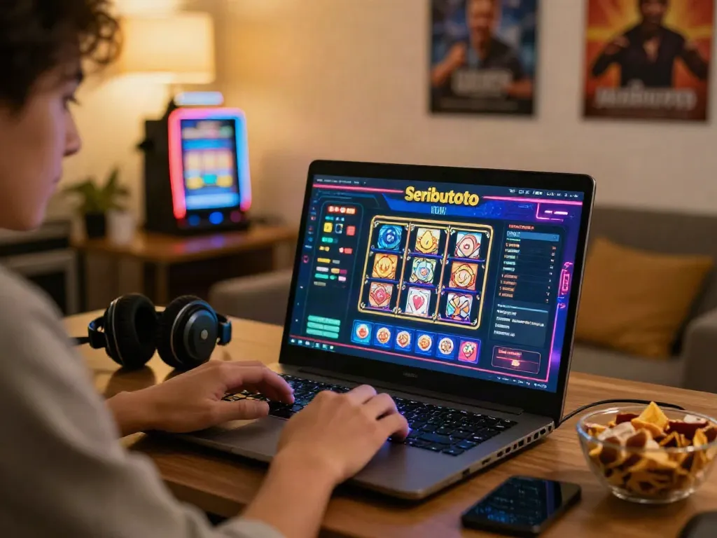 Engaging user experience on Seributoto platform showcasing online gambling excitement.