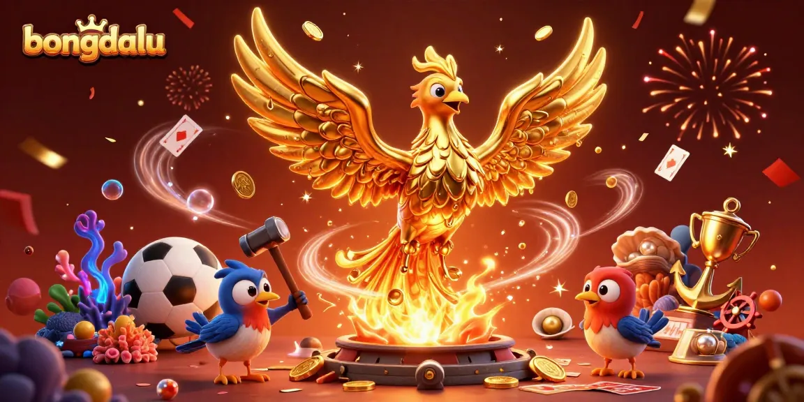 Experience thrilling sports betting at bongdalu with golden phoenix and interactive game elements.