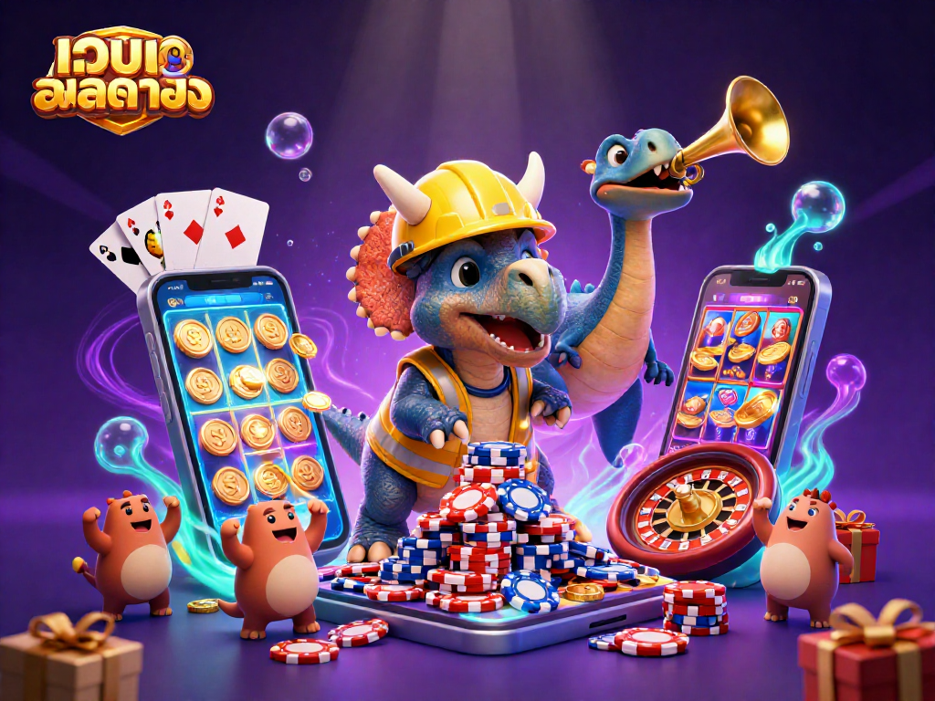 Experience thrills withเว็บสล็อตตรง while enjoying vibrant 3D illustrations of exciting casino elements.