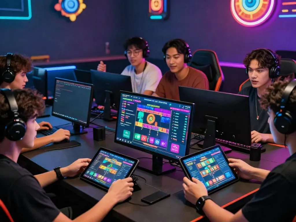 AHHA4D players enjoying an engaging togel game experience on a sleek online platform.