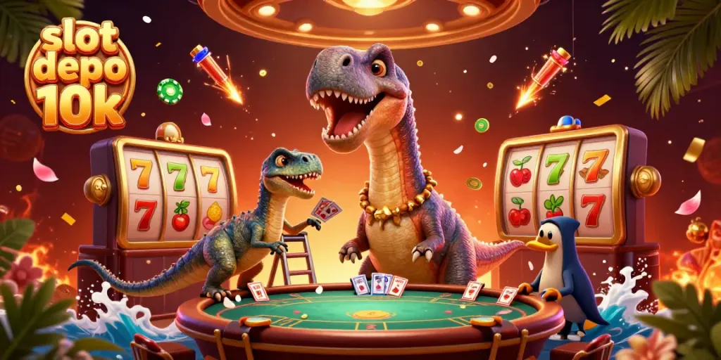 Slot depo 10k menawarkan pengalaman bermain dengan visual kasino yang kaya dan memikat.