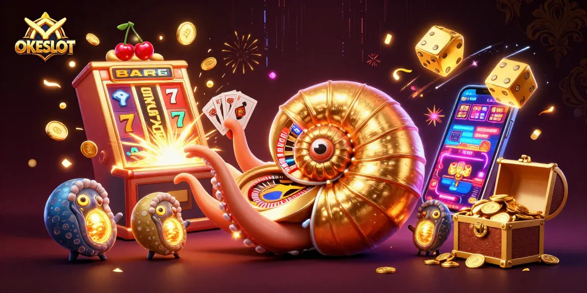 Mainkan slot di OKESLOT dan rasakan jackpot dengan harta karun berlimpah.