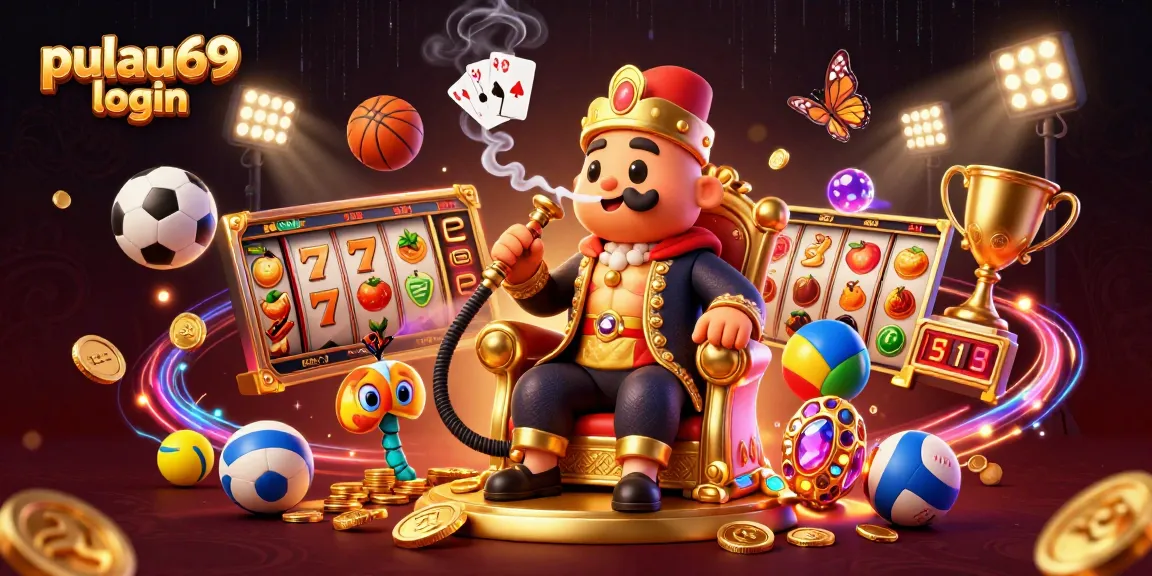 Engage with pulau69 login for an immersive casino experience featuring unique characters and vibrant gaming elements.
