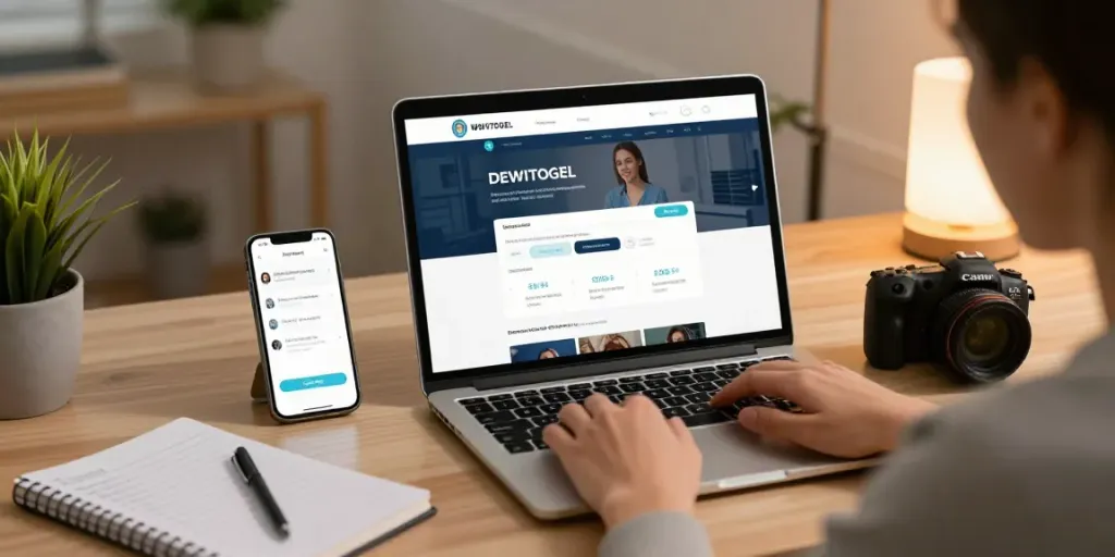 Platform DEWITOGEL dengan navigasi sederhana dan praktis untuk akses layanan AC.