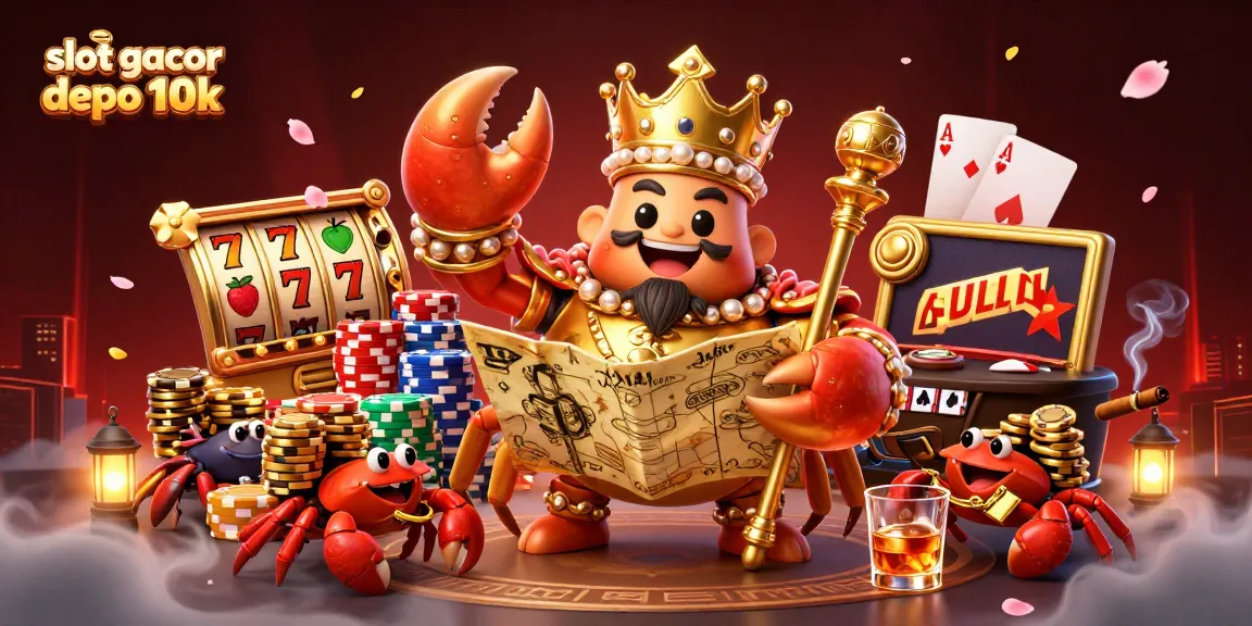 Mainkan slot gacor depo 10k dengan keceriaan dan keberuntungan yang melimpah di ilustrasi kasino ini.