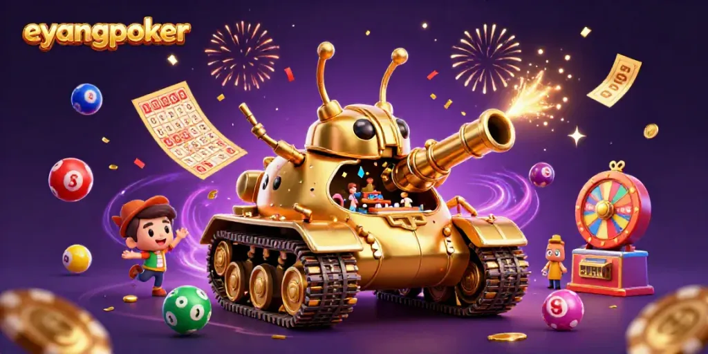 Kerahkan keberuntungan Anda dengan eyangpoker di kasino mini dalam tank badak emas.