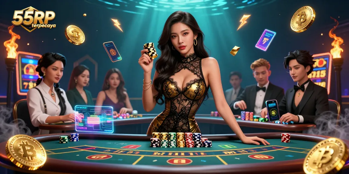 Play exclusive games with 55RP terpercaya, featuring vibrant casino action and top-notch bonuses.