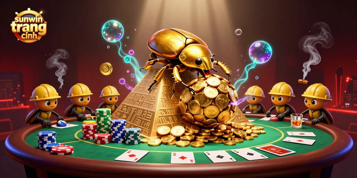 Engage with sunwin trang chính through captivating gameplay with vibrant 3D casino elements and golden treasures.