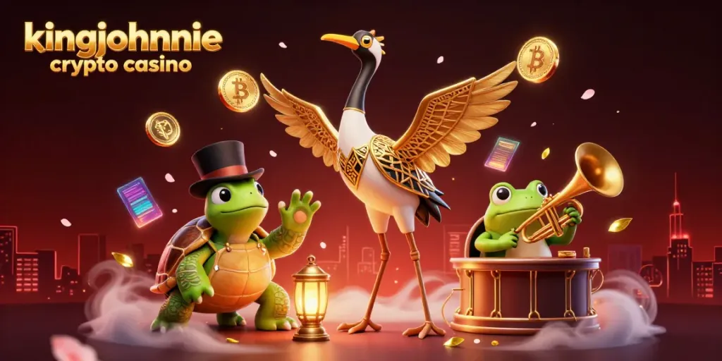Experience the excitement of kingjohnnie crypto casino with vibrant characters and immersive game elements.