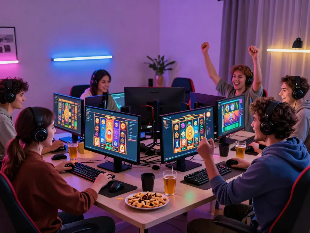 Pengguna AHHA4D menikmati permainan slot online dengan modal kecil di rumah.