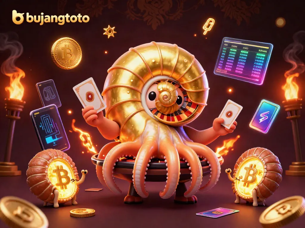 Experience the thrill of bujangtoto with detailed 3D characters and vibrant casino elements.