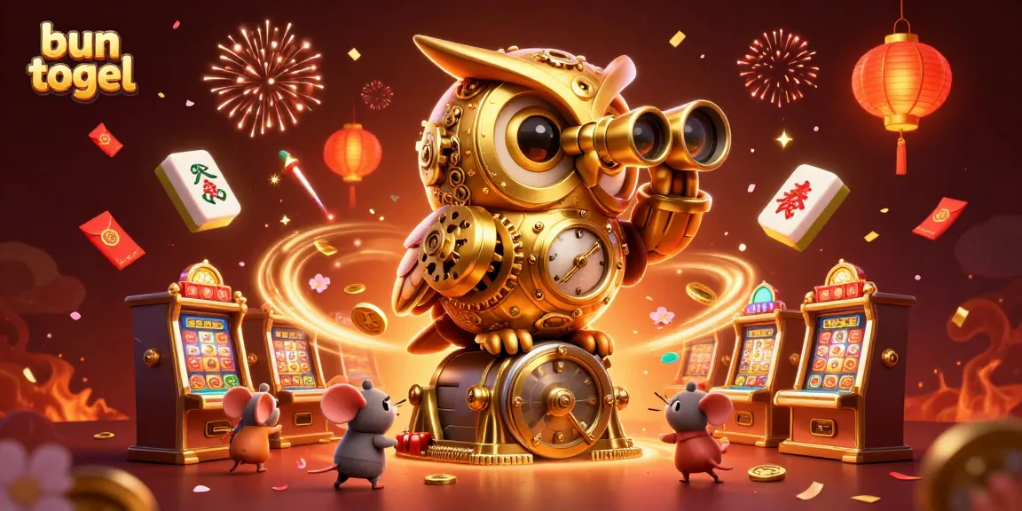 Experience dynamic fun with bun togel as tiny mice play among vibrant casino elements.