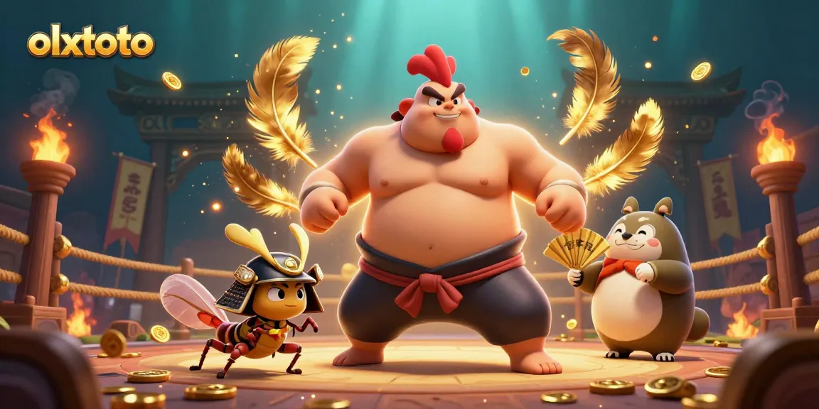 Engage with olxtoto in this action-packed casino scene featuring dynamic characters and rich details.