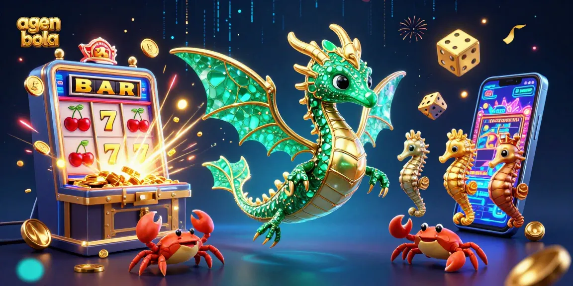 Menang besar di agen bola dengan ilustrasi slot yang menggiurkan dan karakter menarik