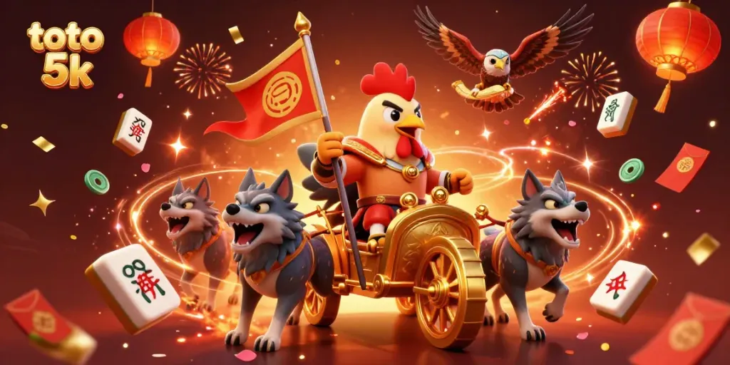 Engage in thrilling toto 5k gameplay amidst celebration and dynamic casino elements.