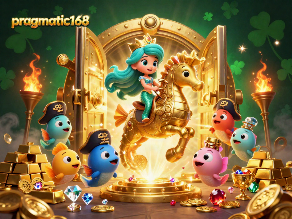 Experience winning excitement at pragmatic168 with colorful games and treasures overflowing in a vibrant scene.