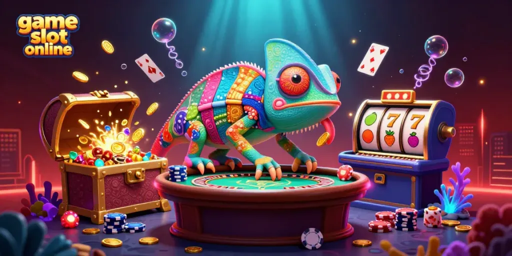 Spin jackpots and enjoy colorful winning reels in this game slot online scene. Exciting casino vibes!