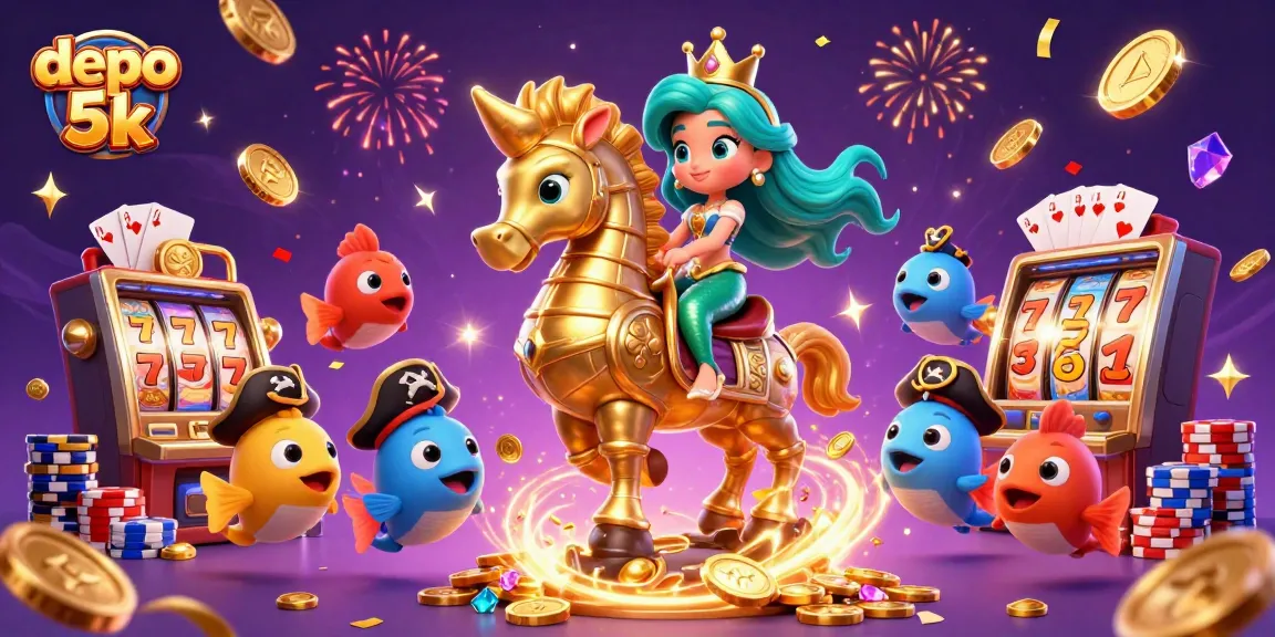 Experience thrilling gameplay at depo 5k slot machines, where colorful characters and dazzling gems come to life.